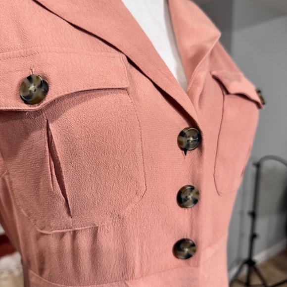 J Crew collared camp shirt dress sizes 4P - Picture 3 of 5